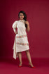 OFF WHITE ONE SHOULDER DRESS